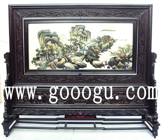 山水蘇繡雙面繡，蘇州雙面繡精品，蘇繡精品欣賞