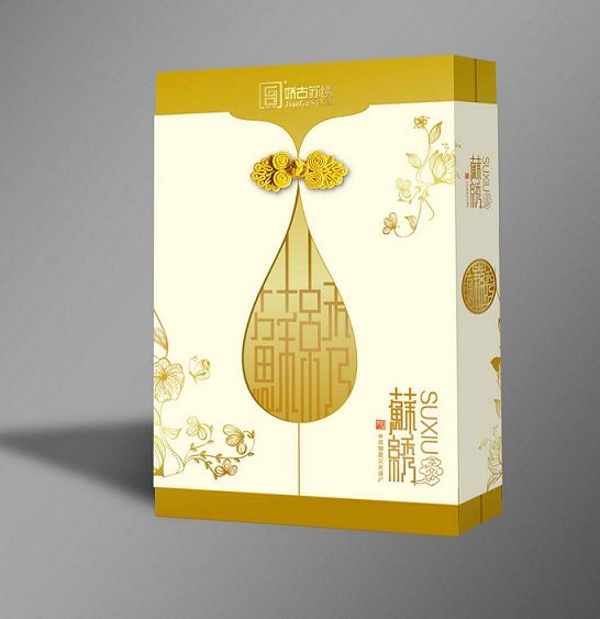 蘇繡雙面繡包裝，刺繡精品包裝