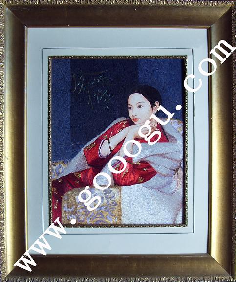 蘇繡 蘇州刺繡 人物刺繡畫 蘇繡精品