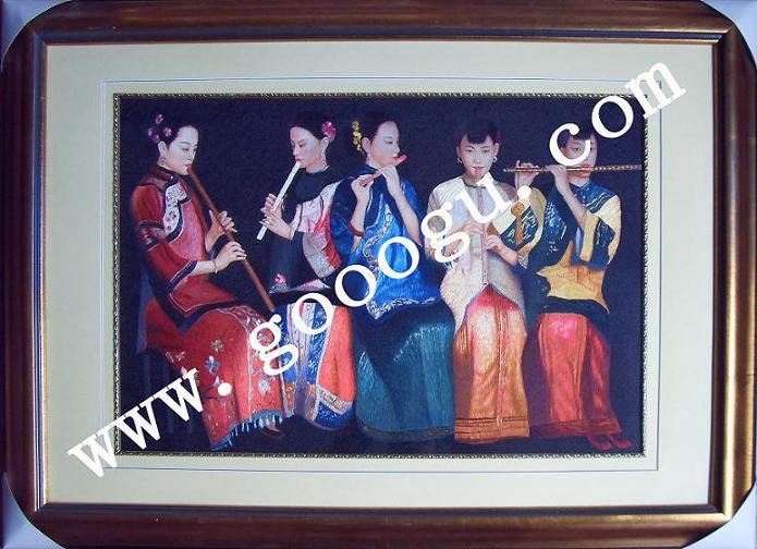 蘇繡裝飾畫(huà) 手工刺繡